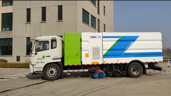 Foton Aoling Şasi Yol Süpürme Aracı / Aracı Rahat Kullanım